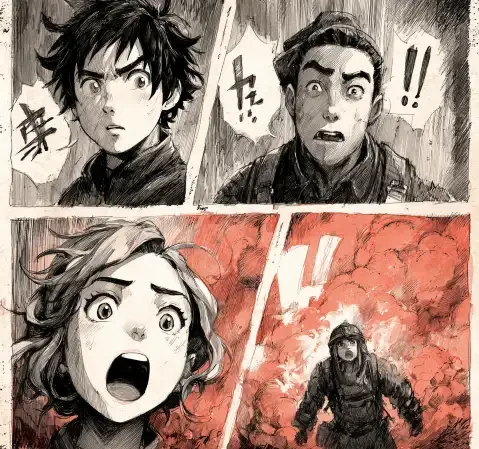 地铁通勤漫画封面